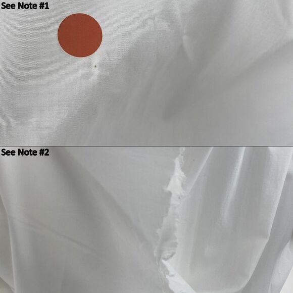 H Halston Womens Sleeveless Ruched-Neck White - Picture 6 of 6